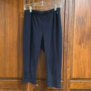St John Sport Capri Pants, Navy, size P